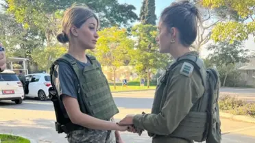 زارت إسرائيل بلباس عسكري.. ملكة جمال العراق تثير غضباً