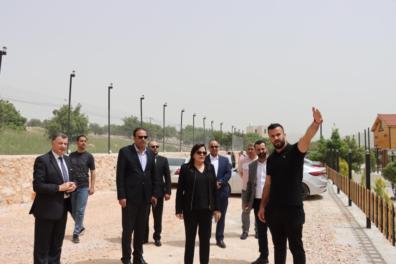 وزيرة العمل تتفقد مشروعات ممولة من "التنمية والتشغيل" في عجلون وجرش