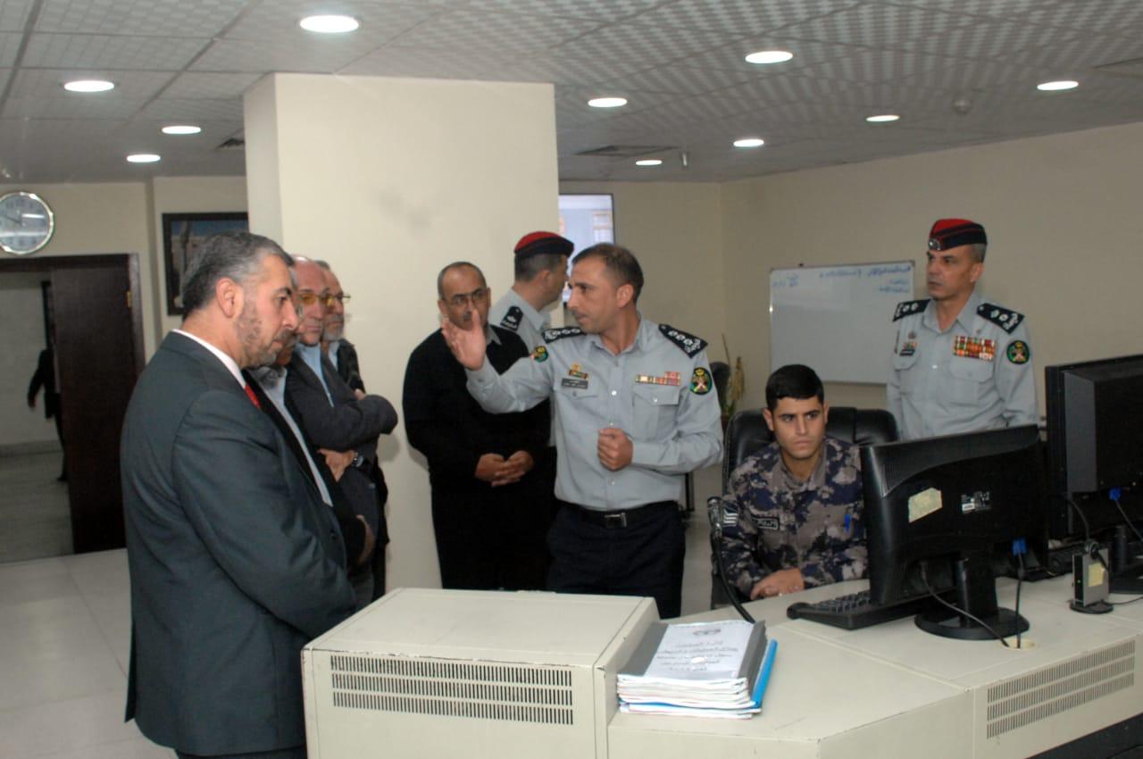 وفد من نقابة المهندسين الأردنيين يزور الدفاع المدني 