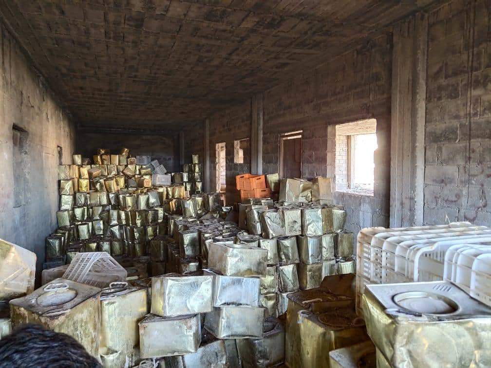 المفرق : ضبط مستودع أجبان فاسدة تقدر بحوالي عشرة اطنان