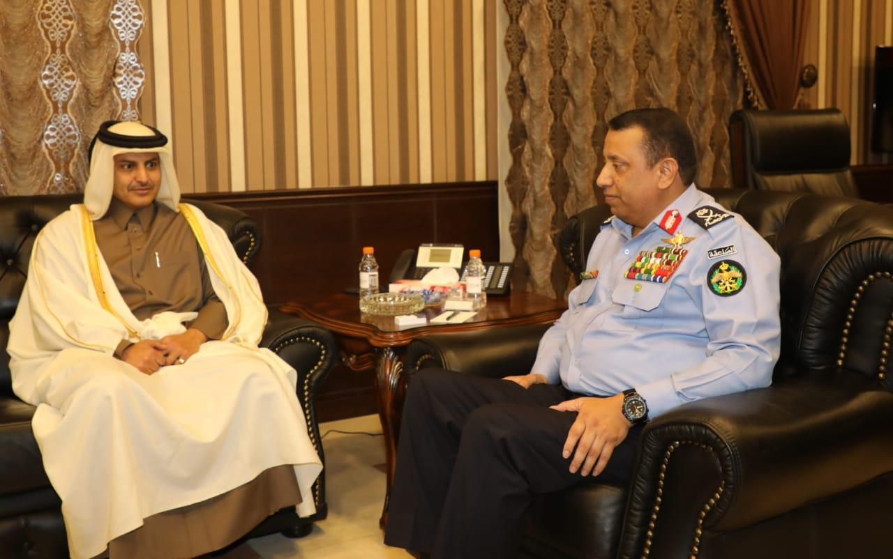 الحواتمة يلتقي السفير القطري في عمان