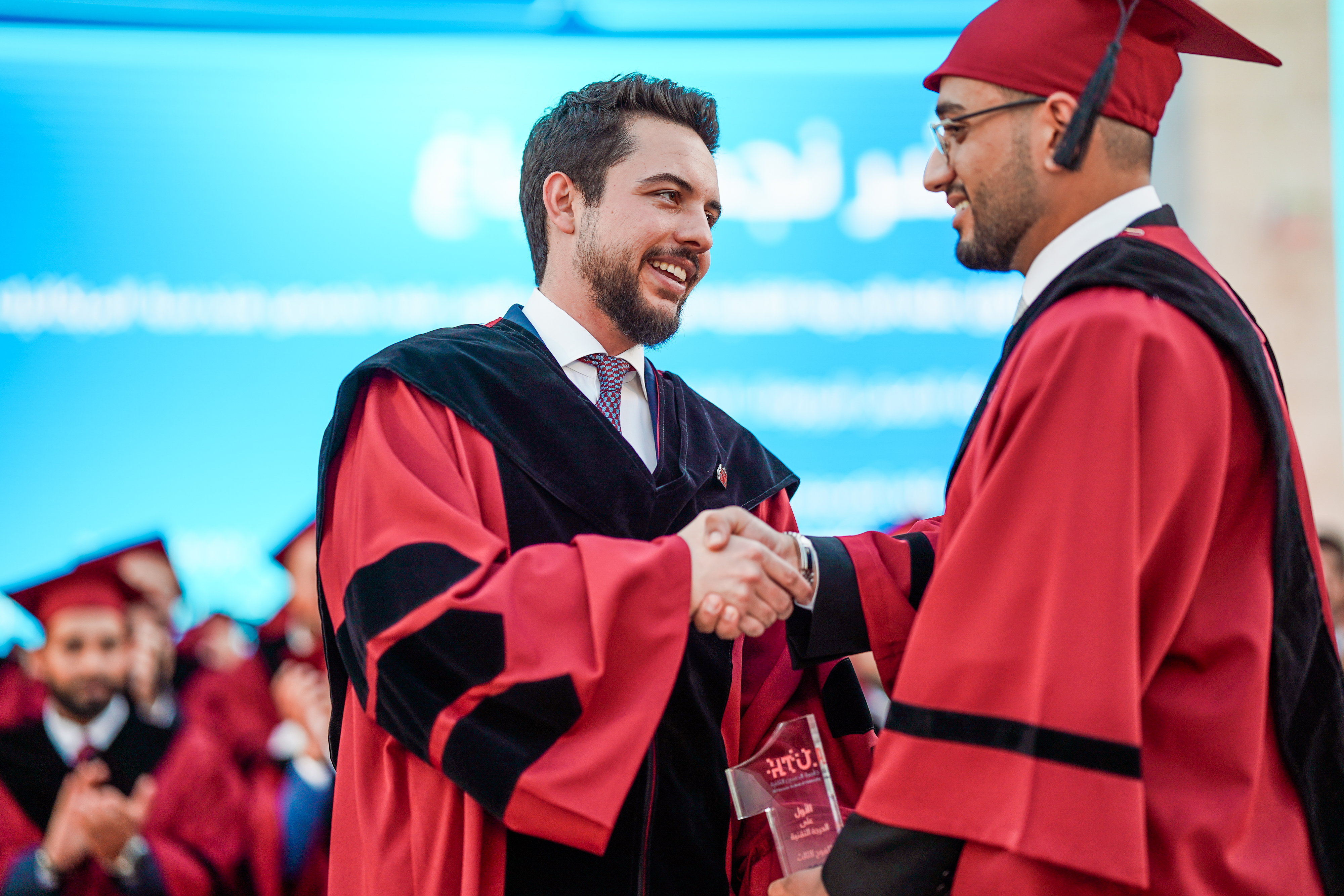 نائب الملك يخرّج الفوج الثالث من طلبة جامعة الحسين التقنية