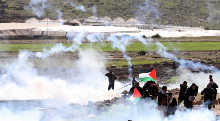 إصابات جراء اعتداء الاحتلال على تظاهرة شرق غزة