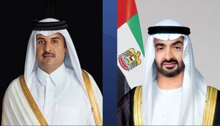 آل نهيان وآل ثاني يبحثان الأوضاع بغزة