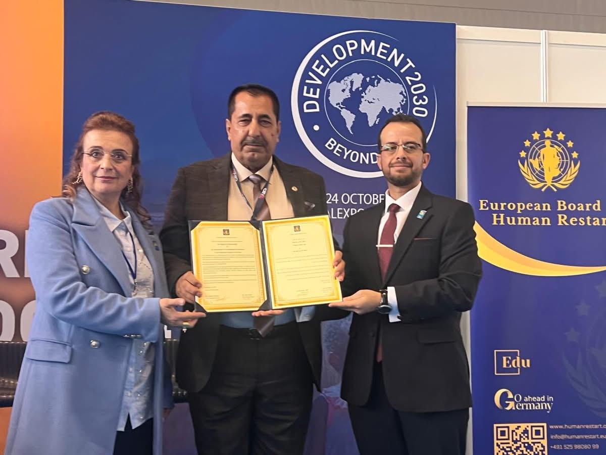 بحضور المراشده .. جامعة جدارا توقع اتفاقية تعاون أكاديمي مع منظمة هيومان ريستارت الألمانية