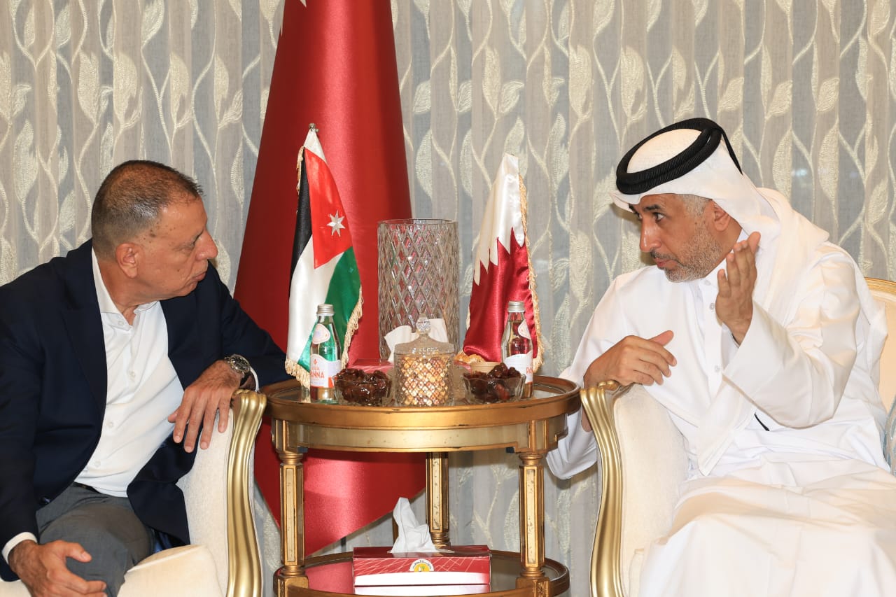 شاهد بالصور .. الوزيران الفراية وآل ثاني والباشا المعايطة بضيافة الشيخ سعود